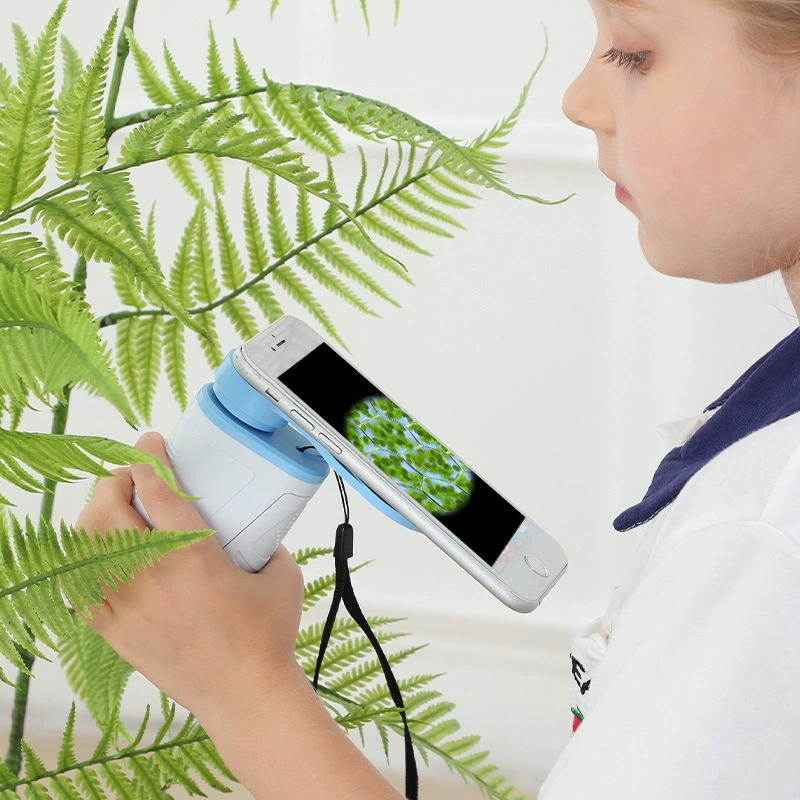 Handheld microscope, toy for elementary school students for experiments, optics, science, Birthday gift