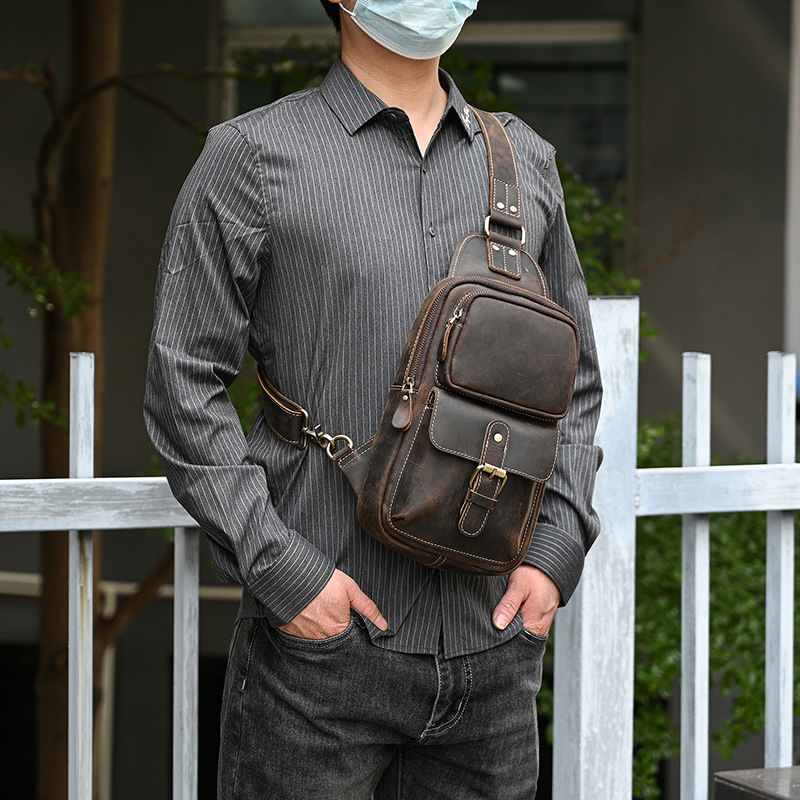 Bauletto in pelle di cavallo pazzo per uomo casual, borsa a tracolla semplice in pelle di mucca con croce diagonale, borsa da viaggio all'aperto_voghion.com