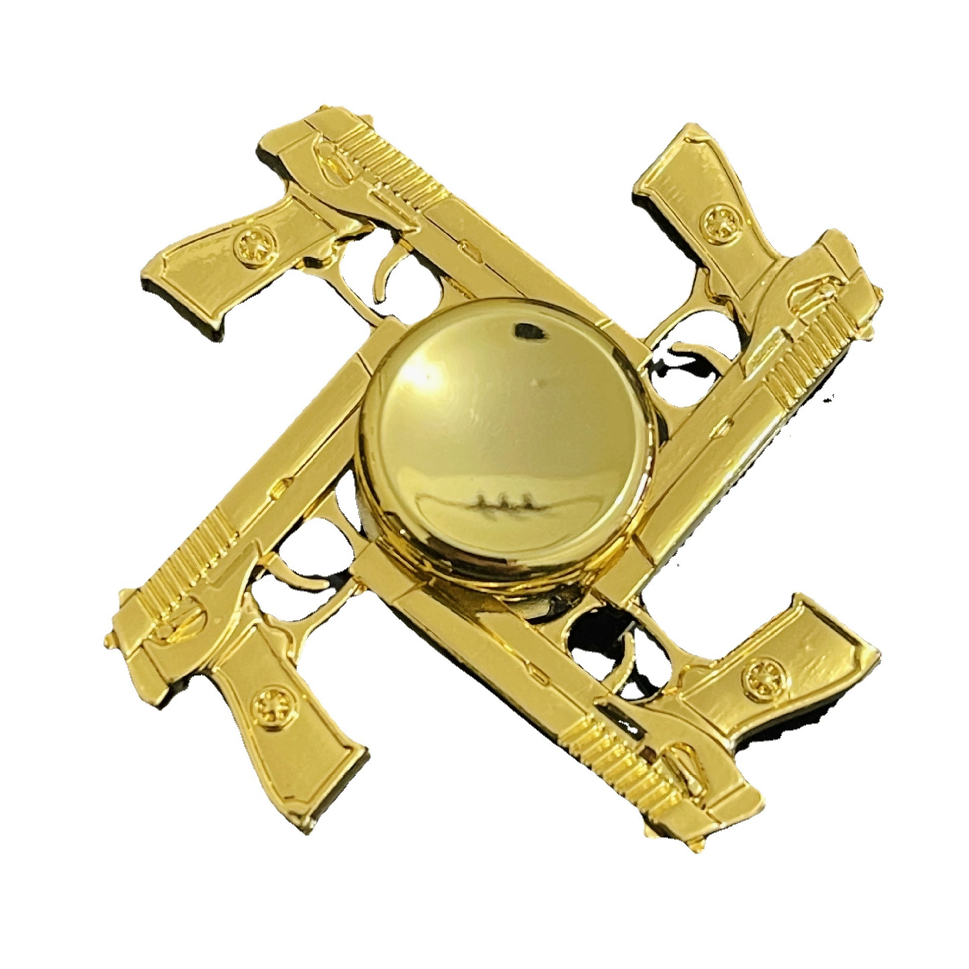 Golden spinning top for finger, wide color palette, anti-stress