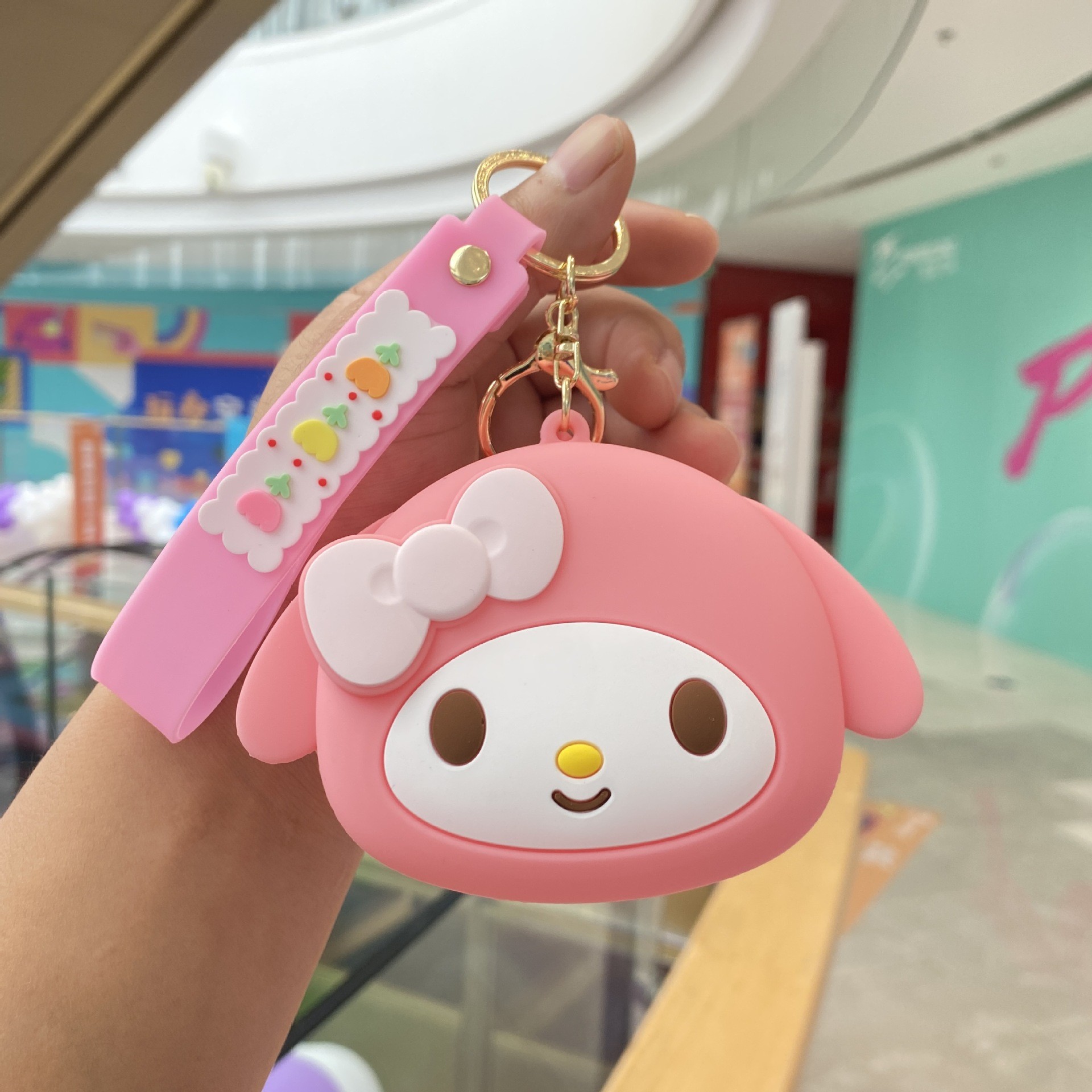 Sanrio bolsos colgantes de cambio bolsos colgantes de muñecas colgantes de llaves de automóviles