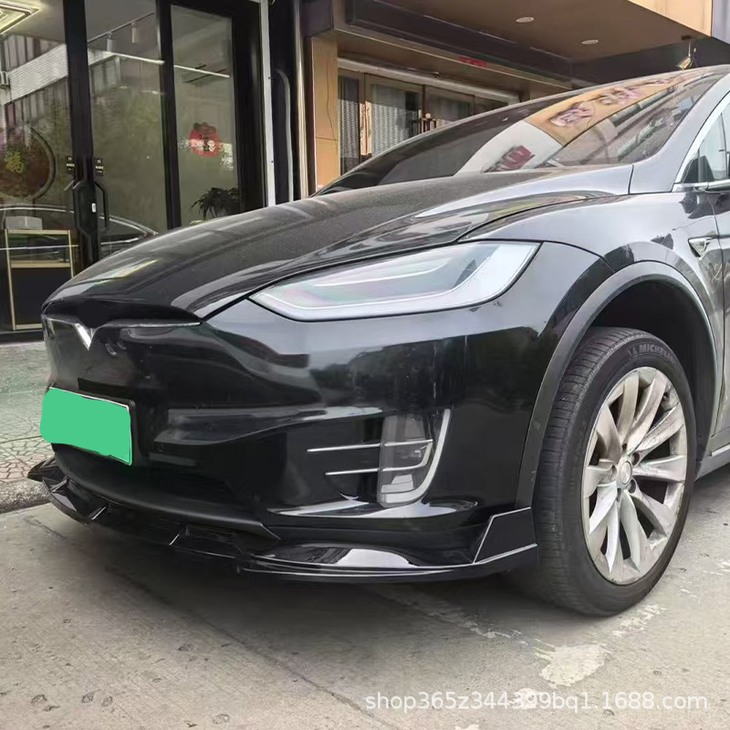 Cross-Border Hot Sale Suitable for Tesla Model X 2017-2020 Front Shovel Punched Fixed Small Surround Front Lip
