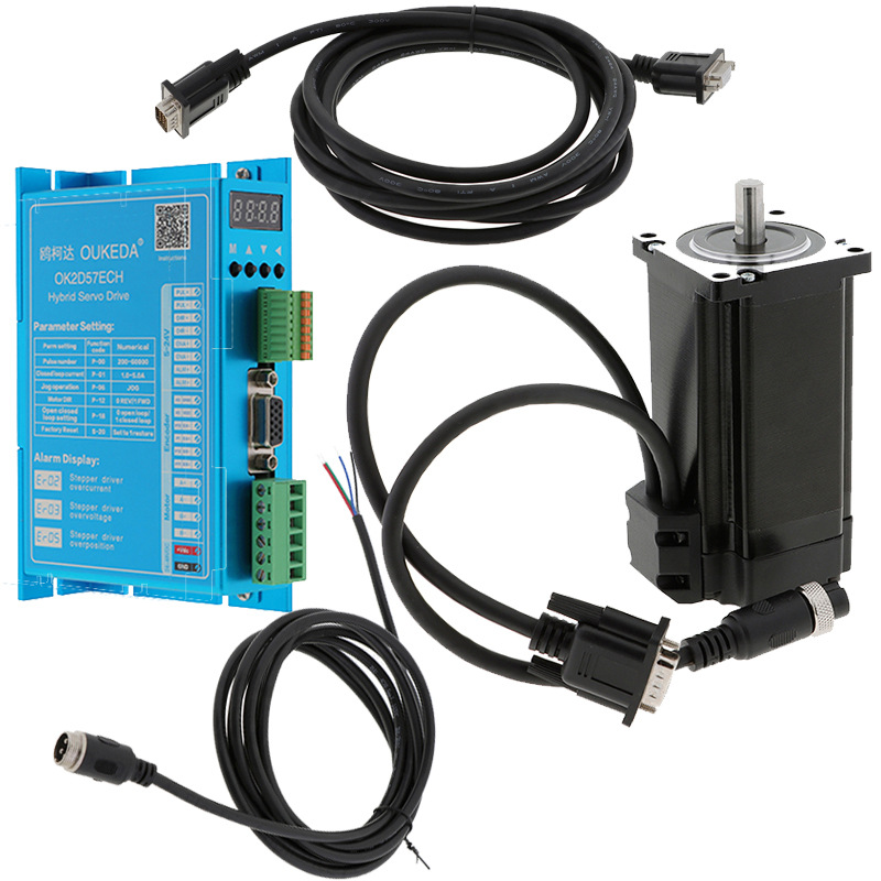 60闭环电机3NM/4NM 轴径10 60步进电机带编码器60闭环步进带刹车