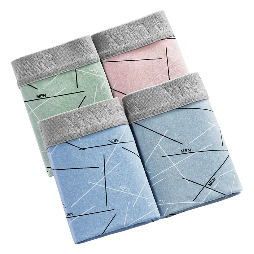 [Поколение волос] мужское нижнее белье мужские боксеры Молодежные талии брюки с четырьмя углами мужские брюки больших размеров шорты