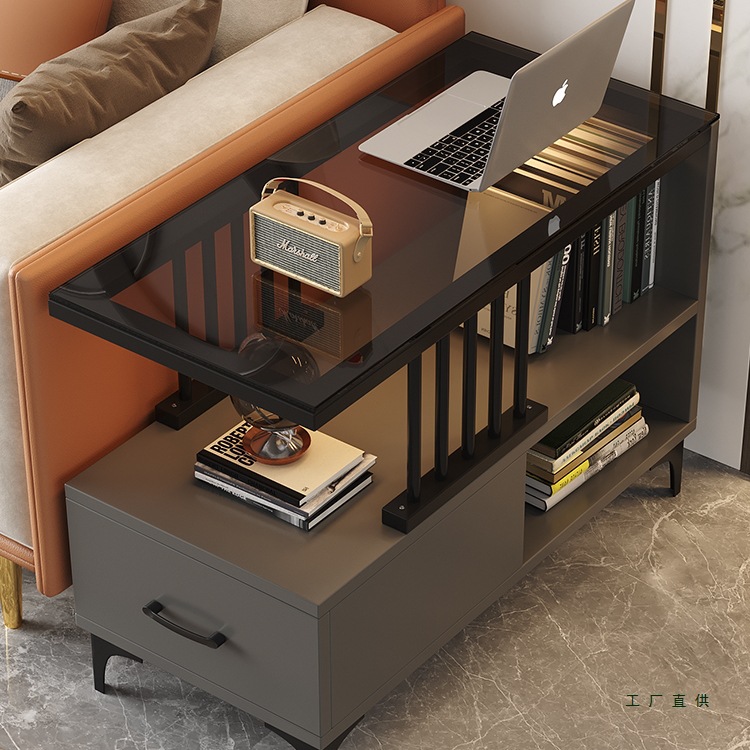 Sofa Side Cabinet, Light Luxury Side Table, Coffee Table, Movable Side Table, Corner Table, Simple Living Room Side Cabinet, Small Table