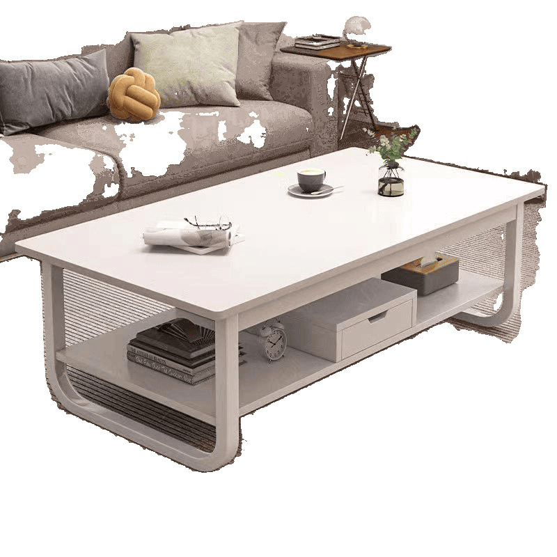 Mesa de té pequeña sala de estar doméstica simple mesa pequeña sofá de lujo simple mesa de té moderna mesa cuadrada al por mayor