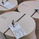 Oval gift box round Kraft paper box hand gift box baking box ins biscuit box dessert box