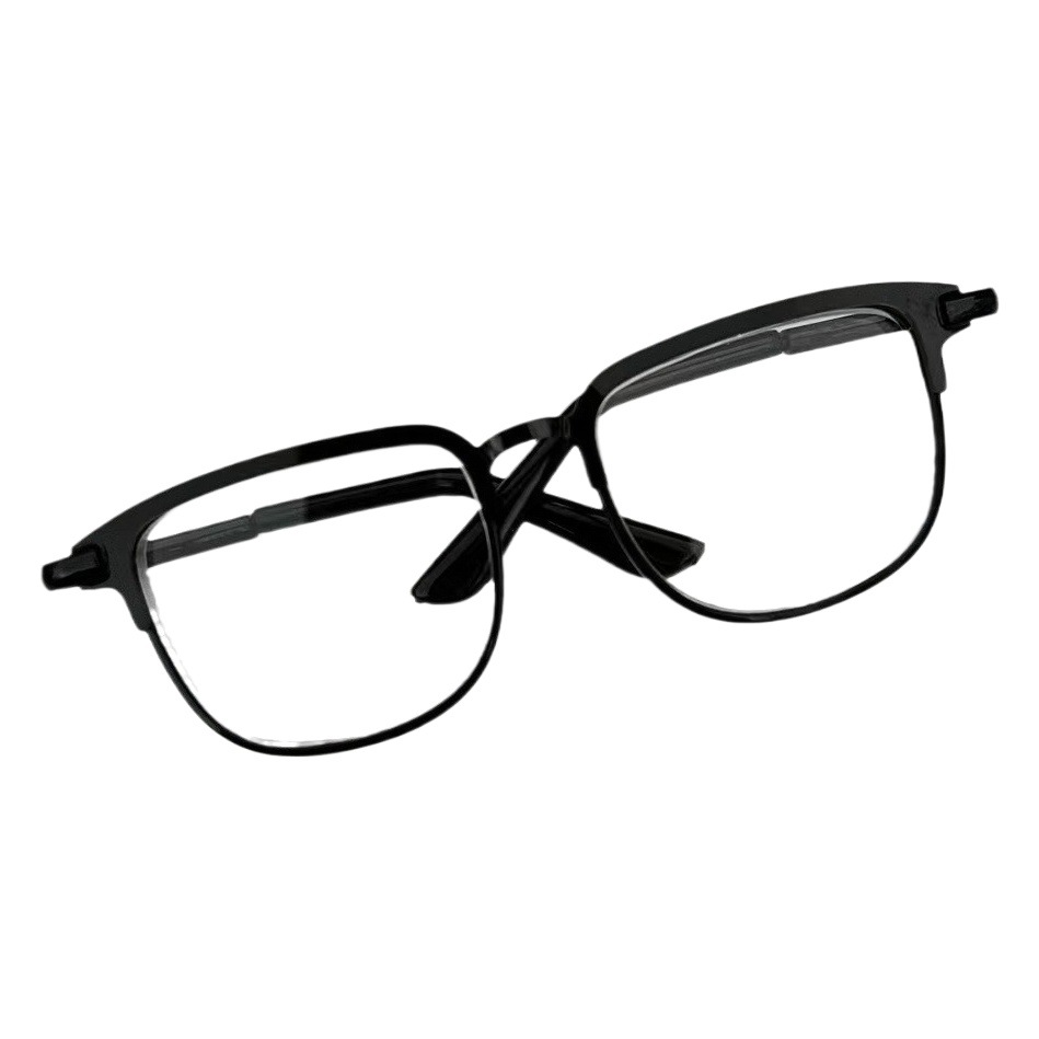 Manufacturer 20cm Cotton Doll Glasses Metal Large Square Frame Glasses Small Cloth Doll Pet Accessories Props