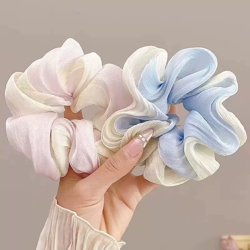 Энкор Красная прическа кольцо 2025 новый girl ballet стиль большой кишечник кольцо любовь принт в горох бант лизнание шарика Hair Circle