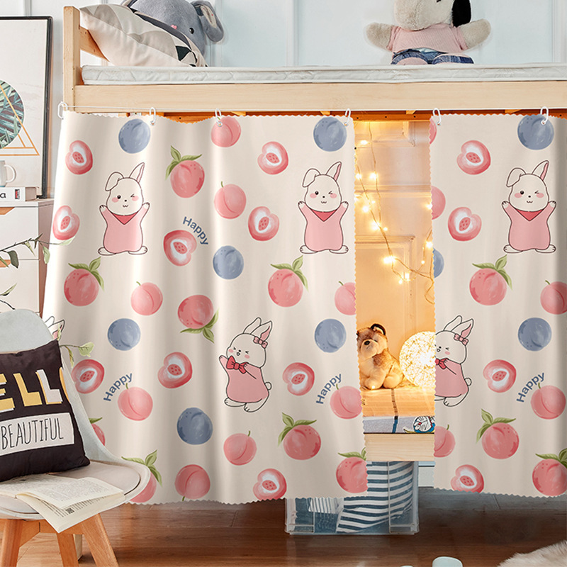 Cortina de cama gruesa de sombreado fuerte dormitorio dormitorio superior de estudiantes universitarios cortina de cama superior e inferior cortina cortina cortina de mesa inferior tela de protección