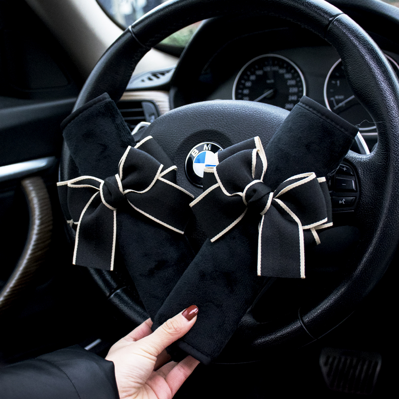 [핫셀링 모델] 6#블랙 라이스 엣지 보우 - 어깨 패드 [쌍]