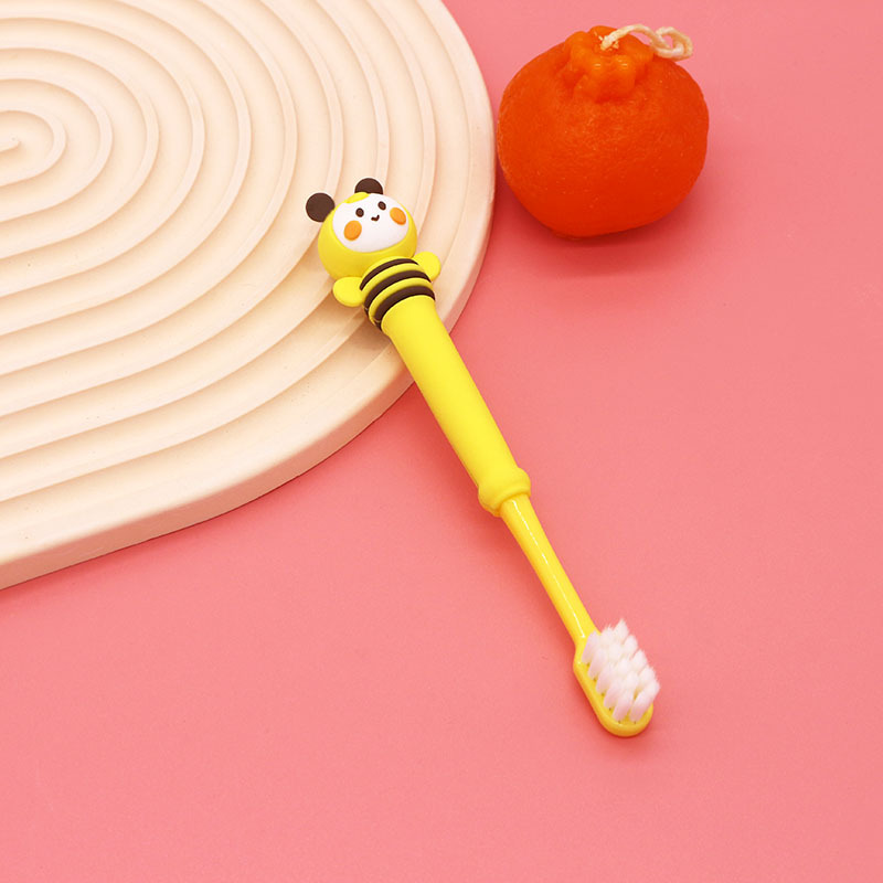 Cepillo de dientes niños bebé pelo suave al por mayor de dibujos animados lindo creativo diez mil pelo cepillo de dientes 2-10 años de edad bebé cepillo de dientes