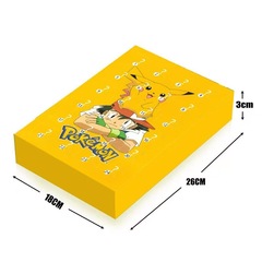 宝可梦ポケットモンスタークリスマス降临カレンダーボックスポケモンペットエルフクリスマスブラインドボックス24pcs