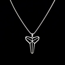 NBA球星科比钛钢项链库里詹姆斯威少全明星logo款不锈钢球迷配饰