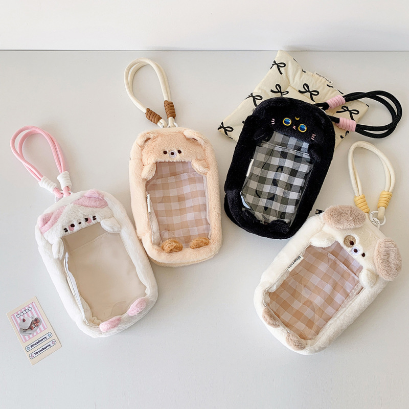柔らかいぬいぐるみバッグ、漫画のかわいいウォーキングベビー防塵バッグ、15cmコットンドール収納バッグ、痛いバッグ|undefined