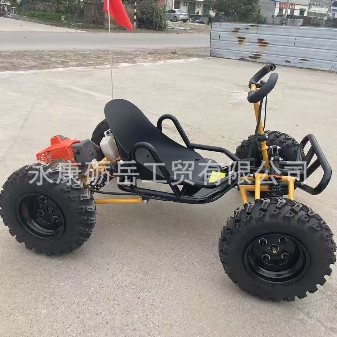 Transfronterizos de venta caliente de cuatro tiempos motocross-country go-kart amazon motor de combustible motocross-country go-kart adulto todo terreno