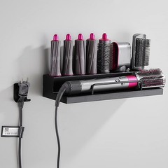 Dyson Hair Curler Storage Rack, Styling Tool Holder, Wall-Mounted Dyson Hair Wand Organizer, Blow Dryer Hanger