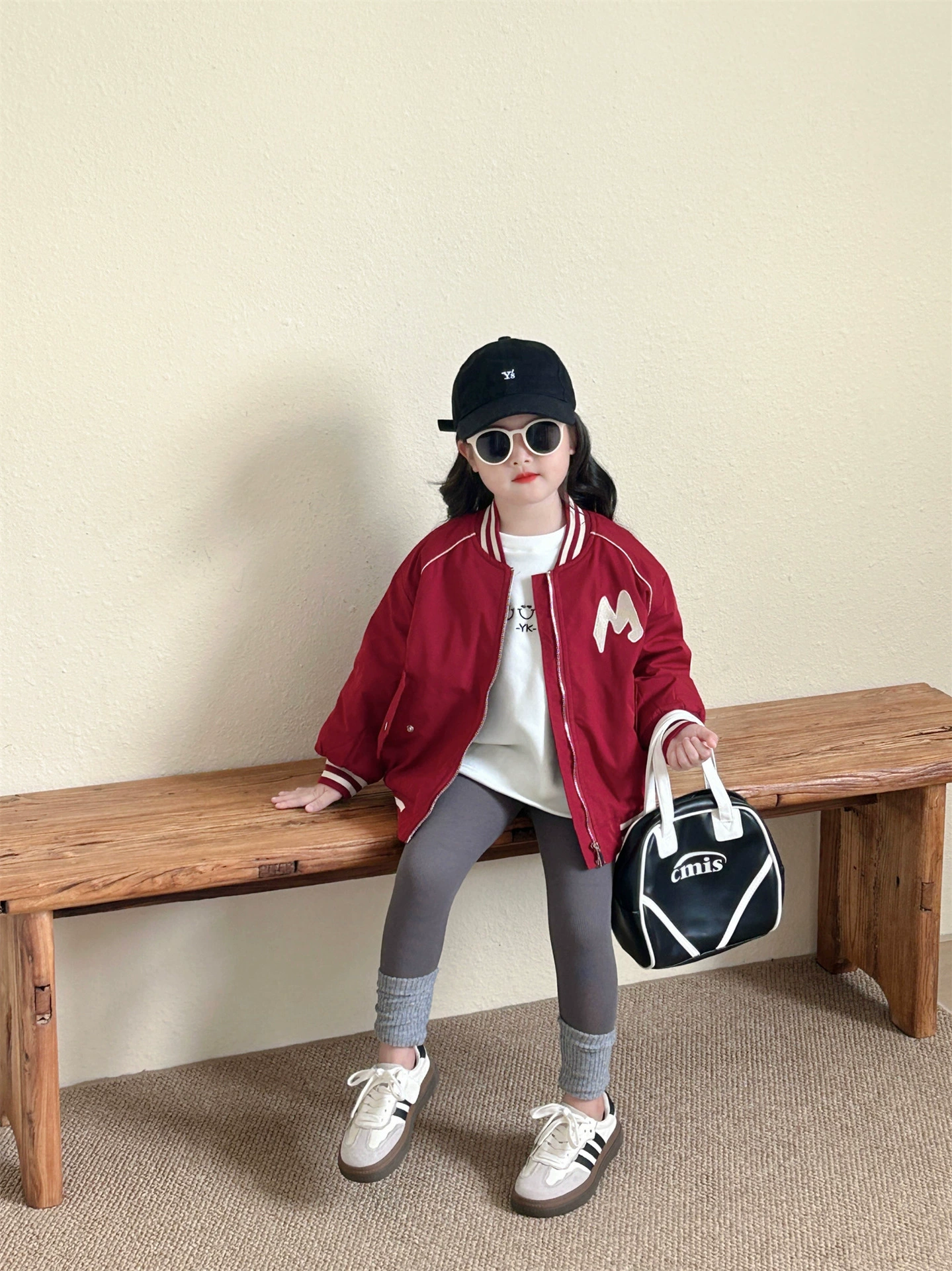 Demi-season long body-friendly shirt, velvet long-sleeve, children's clothing, increased thickness, mid-length