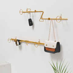 Iron hook fitting room clothes hanger wall hanging wall entrance entrance door clothes hook creative clothes hook behind the door