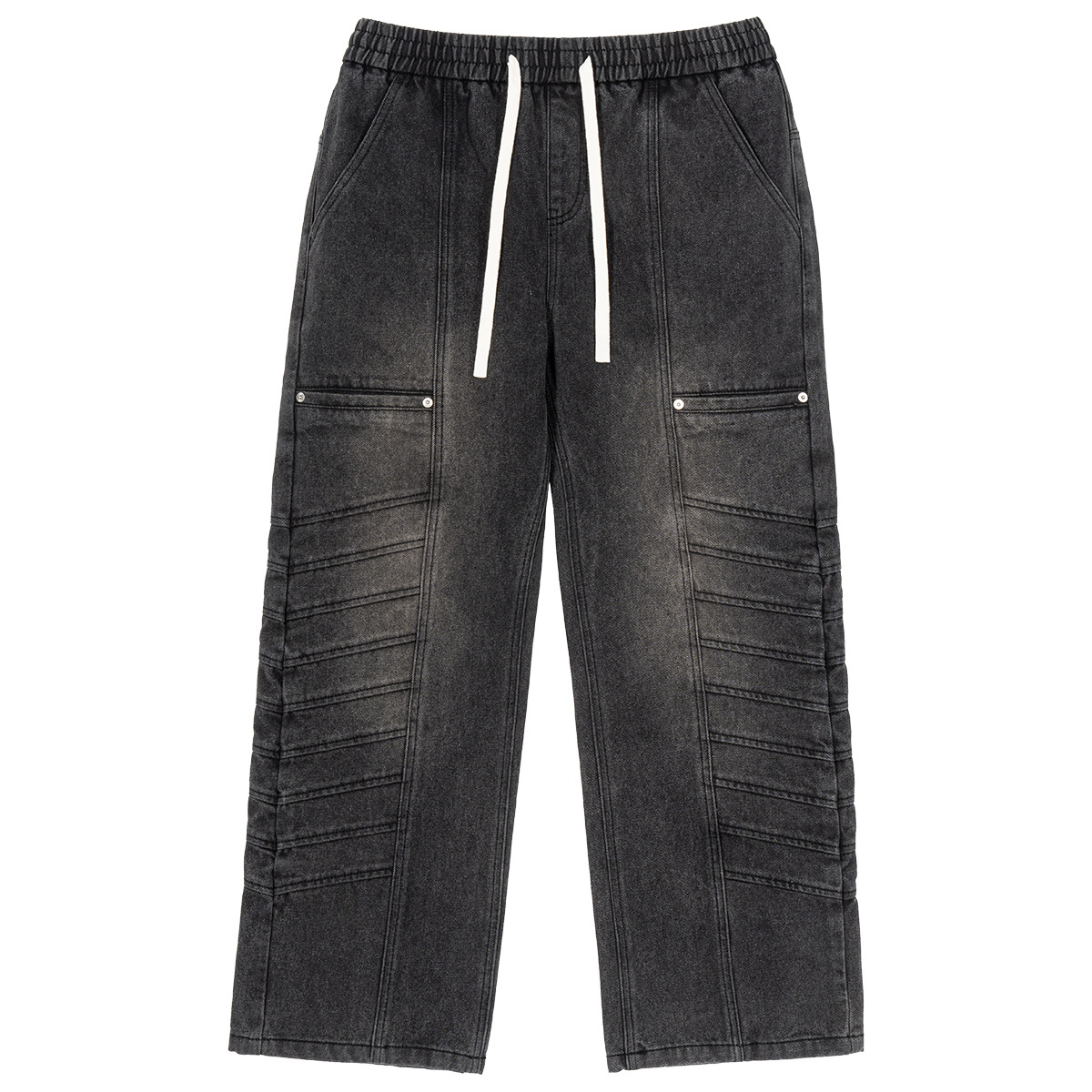 ETAI Hombre| Alta calidad pesada de algodón jeans retro marca de moda hombre empalme hacer pantalones casuales de hombre viejo