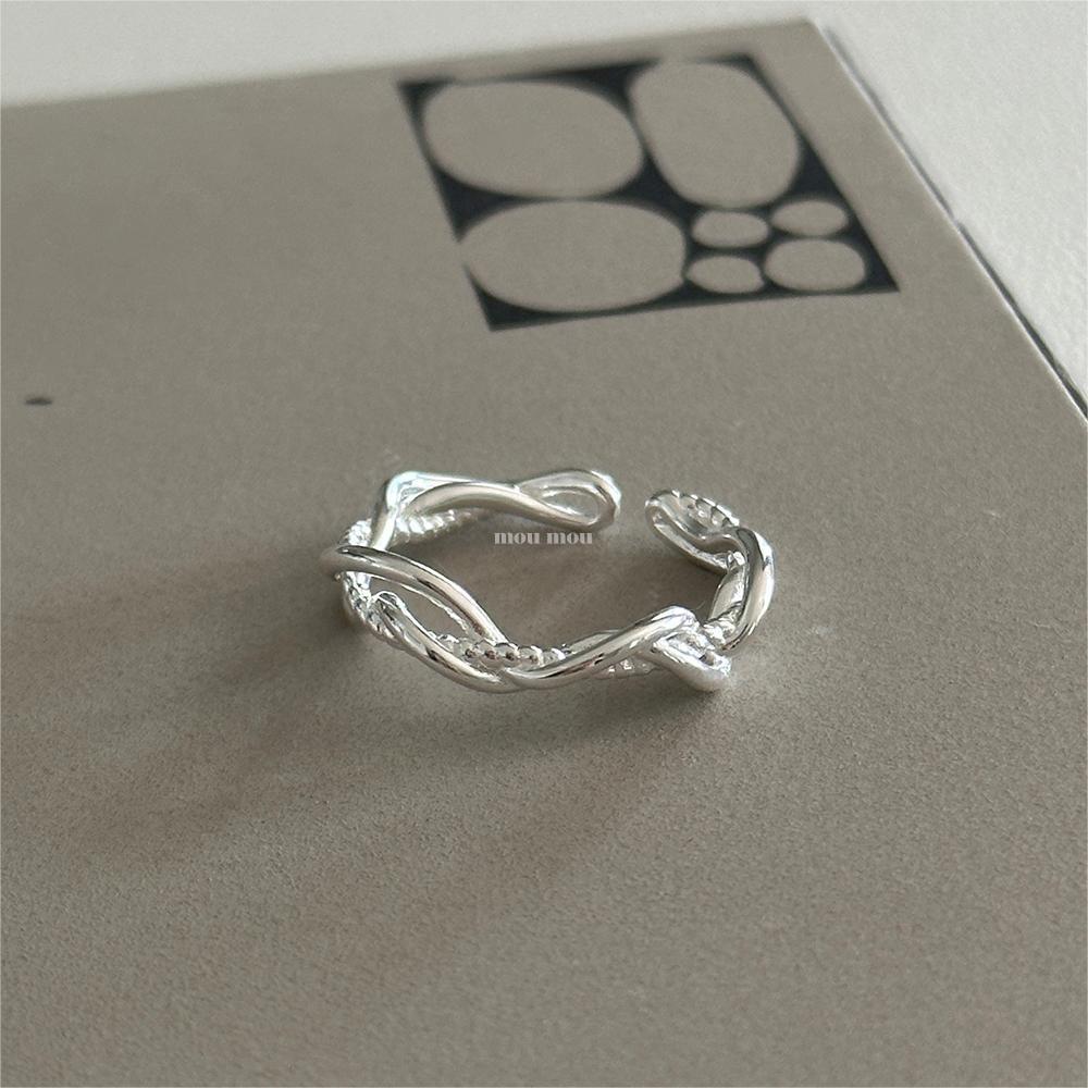 6g Weight Open Rings Classification 1 Piece Quantity Holiday, Travel, Daily Occasion 925 Sterling Silver Material Heart Shape Pattern Women's Gender Casual, Elegant, Streetwear Style 925 Sterling Silver Heart Shape Open Rings 16