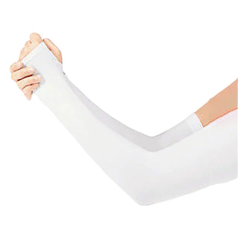 Оптовые летние однотонные защитные рукава для велоспорта, спорта, вождения, из ледяного шелка, с защитой от УФ-излучения