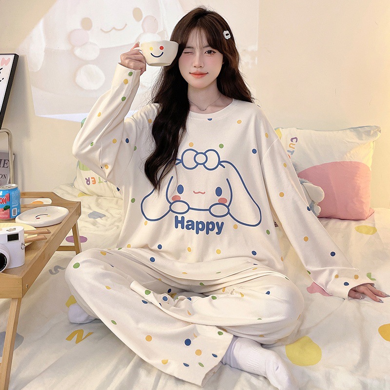 圆点结狗-白-长