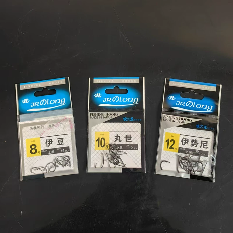 Оптовая оптом 12 высокоуглеродистых рыбных крючков в сумках с колючками без колючек Исеньи Идзу Мару с золотым рукавом, новый рыболовный крючок Канто