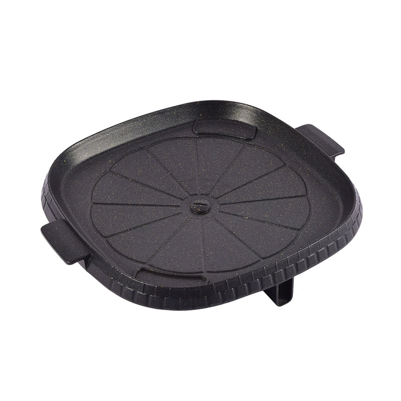 2021 Прямая поставка с завода Многофункциональная тарелка для гриля в Корейском стиле Maifanite Квадратная тарелка для барбекю Портативная наружная железная тарелка