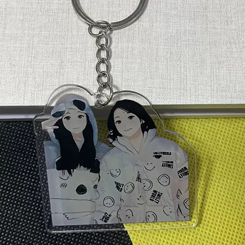 亚克力钥匙扣人像卡通动漫diy明星周边书包挂件批发定应援