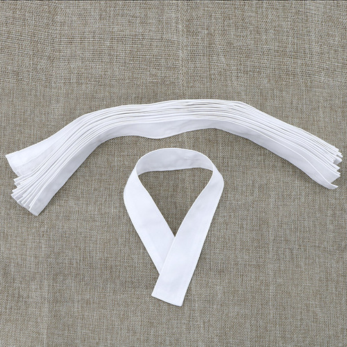 Winter uniform collar, white collar lining, white collar strip, green collar, knitted flannel cotton, anti-dirty, washable white collar