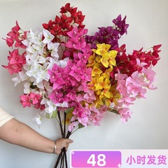 高枝の高密な三角梅の家の結婚祝いの客間の装飾の花の芸の置物の造花の屋外の装飾のシミュレーションの花