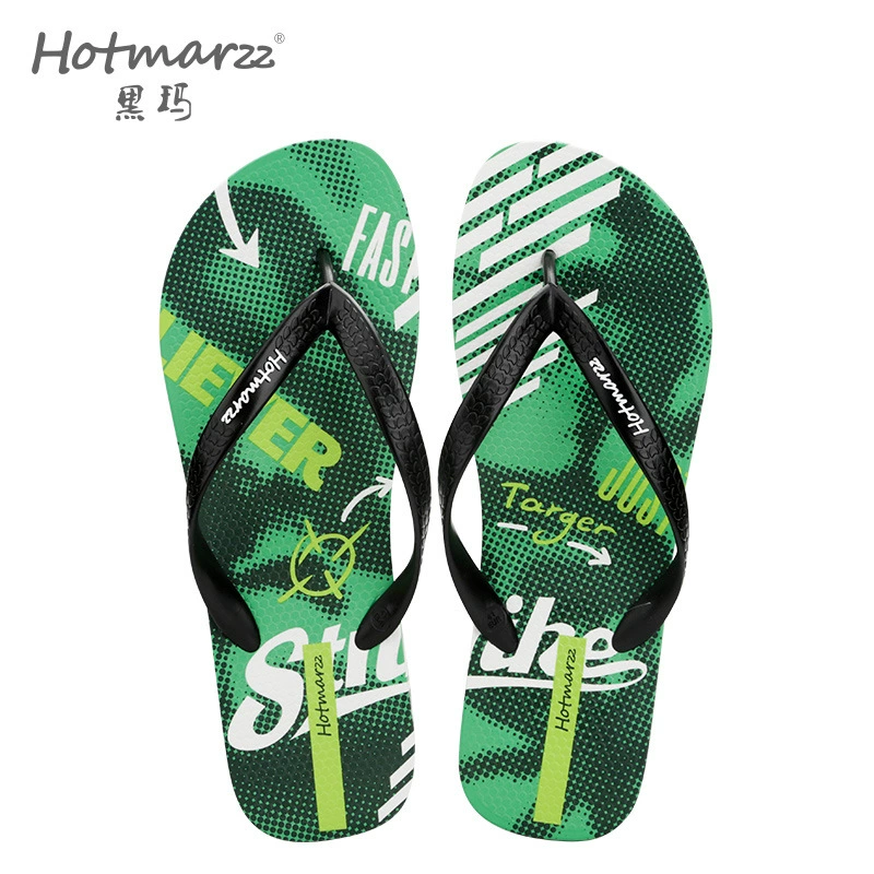 Hotmarzz черный Ма новый мужские шлепанцы на пляже