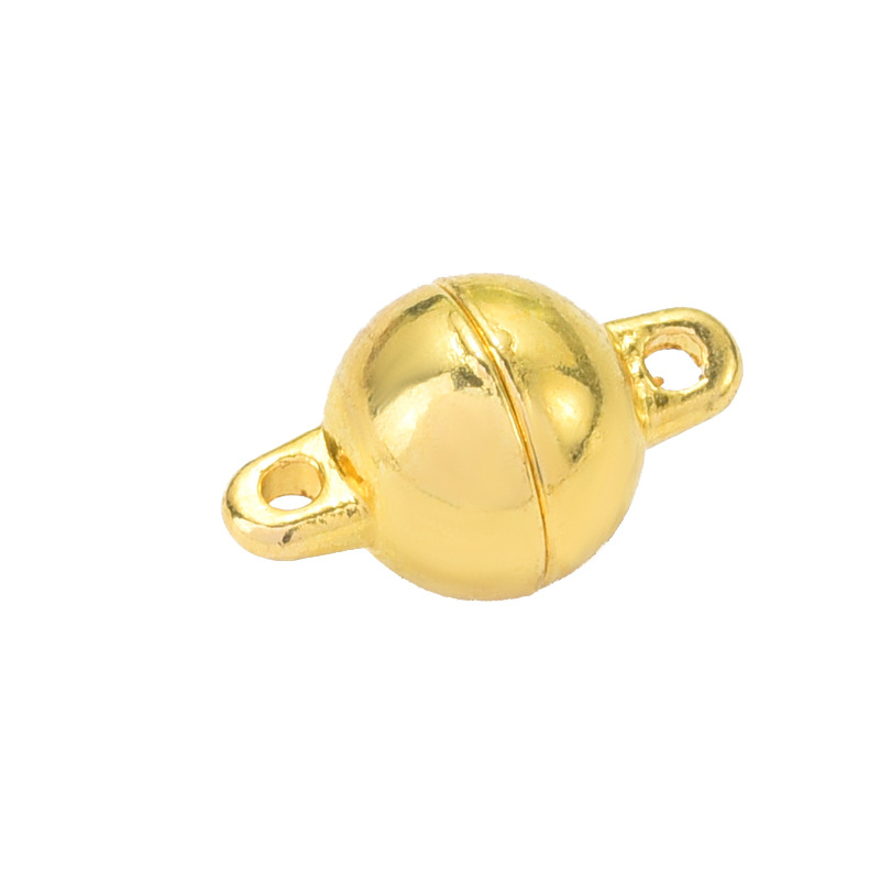 Plating Design Simple Style, Classic Style Style 1 Set Alloy Gold Plated Solid Color Lobster Clasp DIY Jewelry Accessories Bracelets Necklace