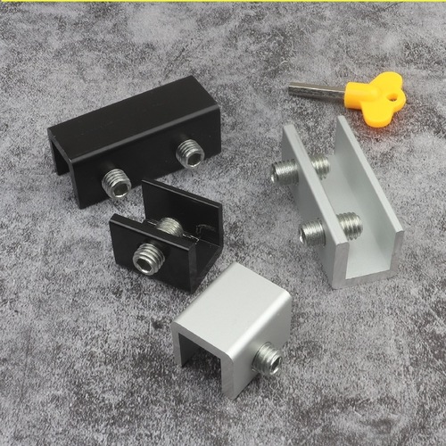 Stainless steel window lock, aluminum sliding door and window screen door lock, child safety lock, anti-theft limiter