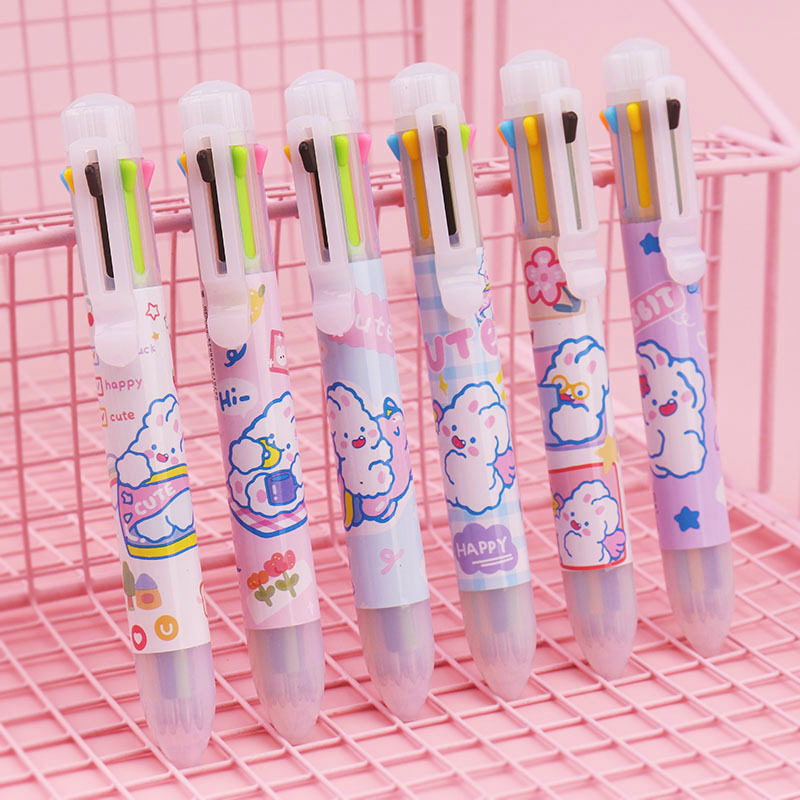 12 bolígrafo creativo 12 colores multifunción bolígrafo de color estudiantes bolígrafo multicolor bolígrafo atómico NaYou