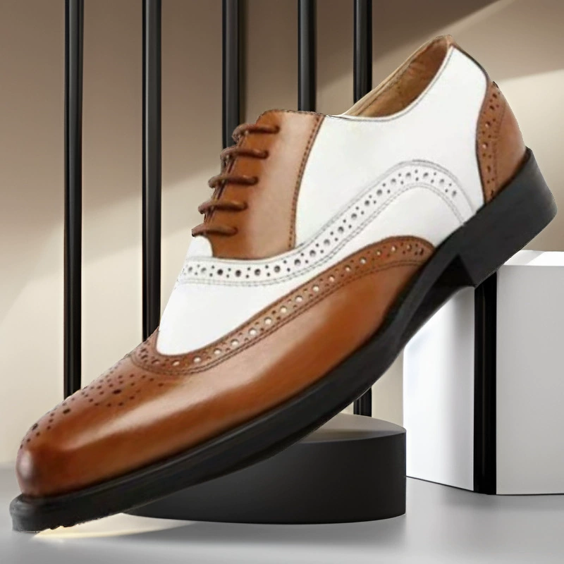 Трансграничная мужская обувь новый блок резной большой размер