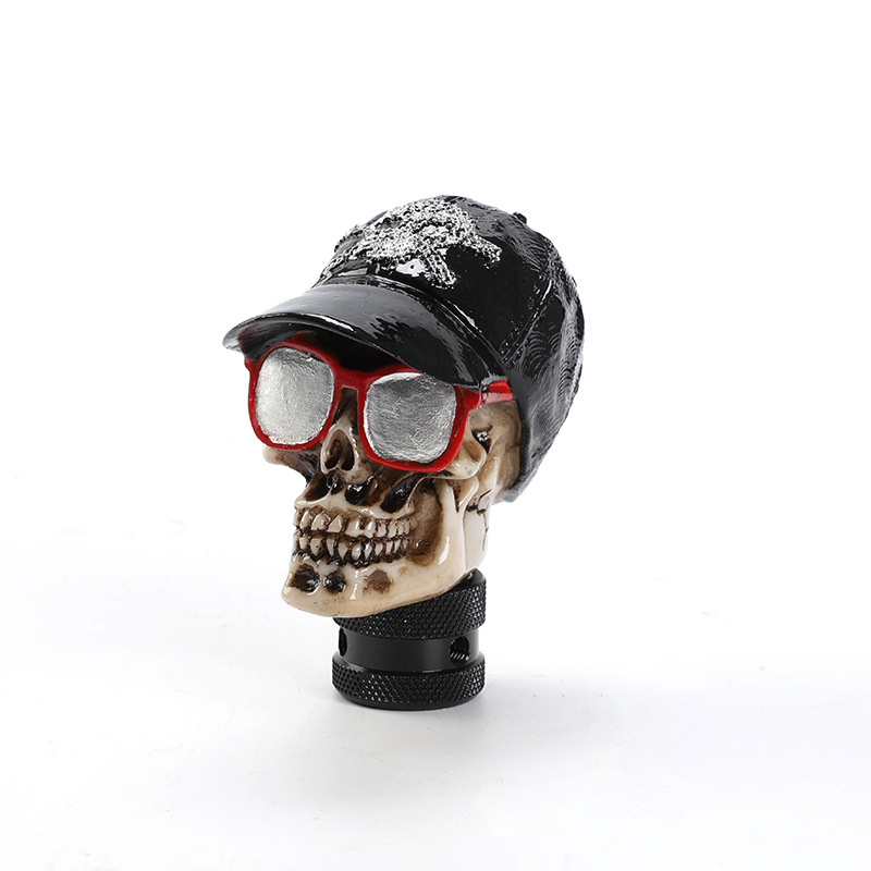 accesorios de modificación de automóviles cabeza de marchas personalidad cabeza de manija fantasma varilla de cambio de marchas bola de mano al por mayor image 30