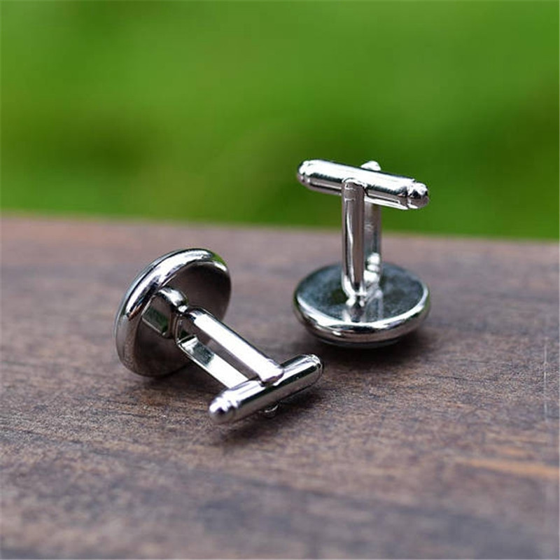 Simple Style Map Alloy Glass Plating Unisex Cufflinks 1 Pair display picture 4