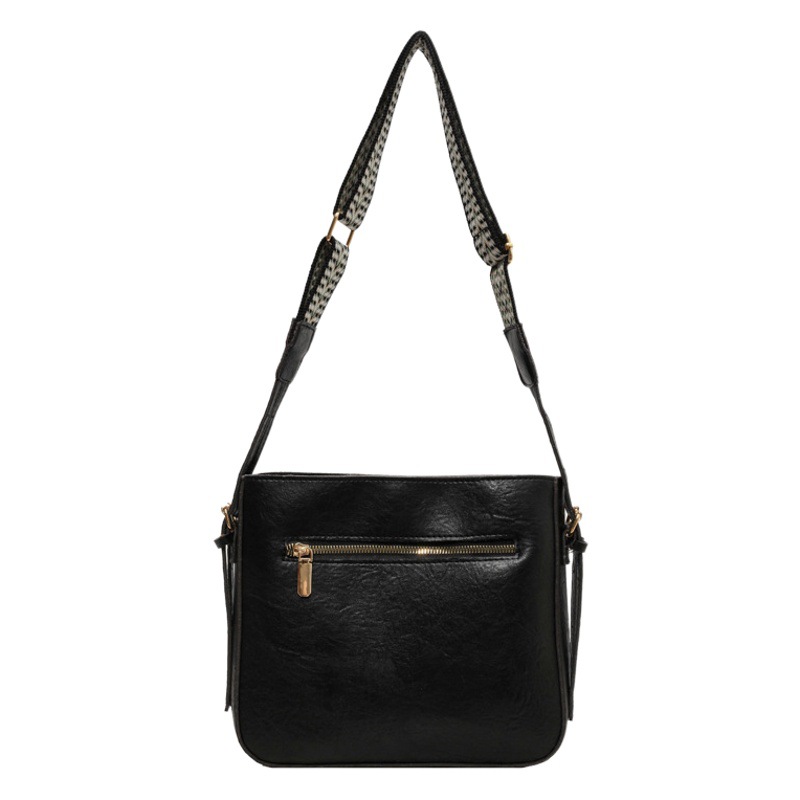 Bolsa de moda de alta calidad para mujeres 2023 nuevo invierno retro versátil cubo bolsa estilo coreano nicho bolso de hombro