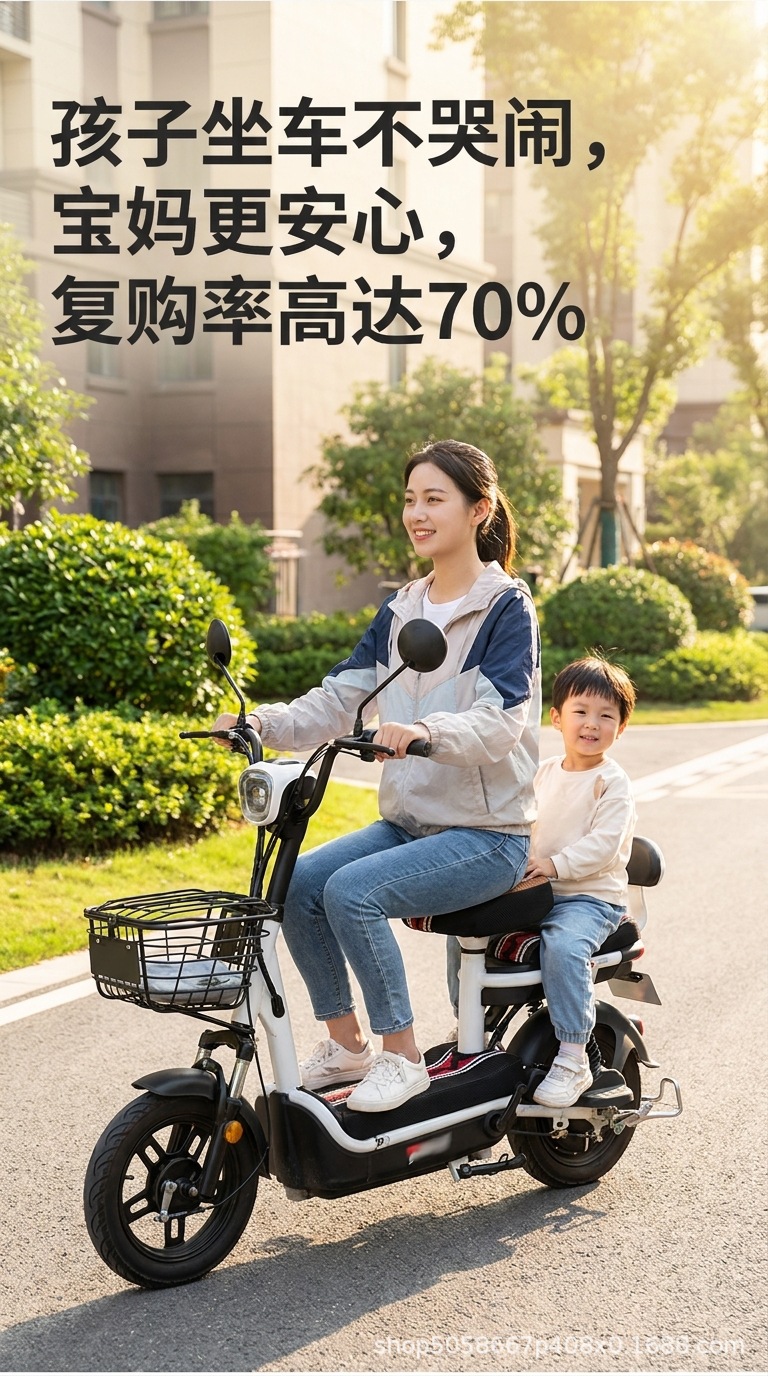 Electric Scooter Heat-Insulating Anti-Slip Ice Silk Seat Cover, Electric Vehicle Seat Cover, Sun-Proof Breathable Scooter Motorcycle Seat Cover