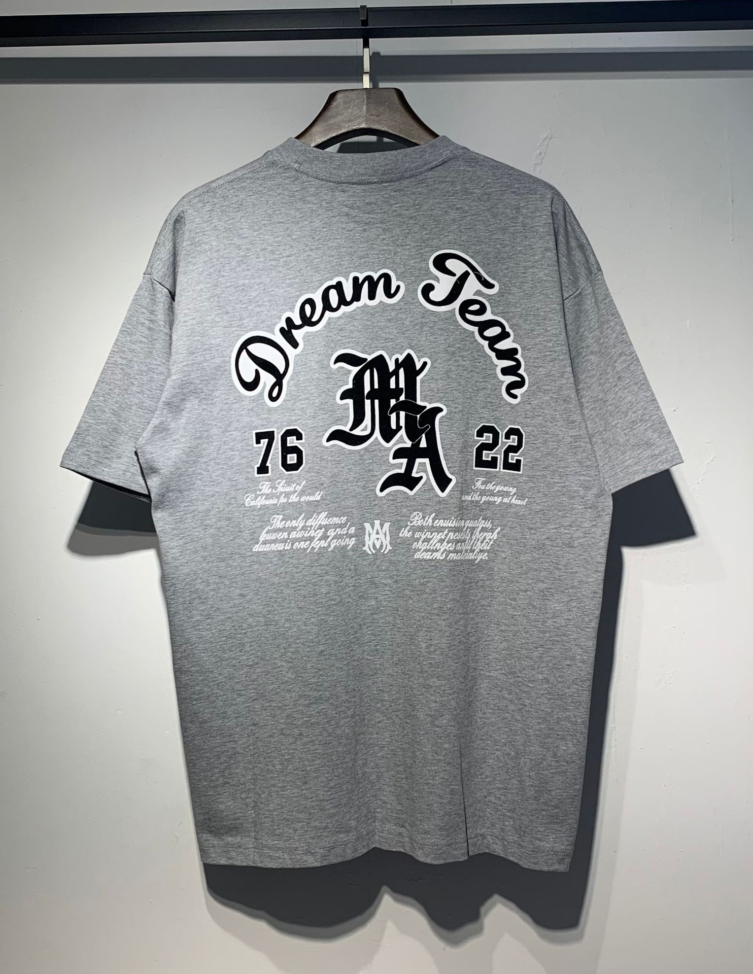 Verano nueva camiseta de manga corta impresa de letras suelta marca de moda hombre camiseta casual de media manga mujer
