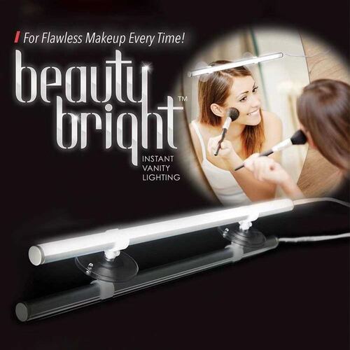 LED mirror headlight Beauty Bright no punching makeup mirror lamp makeup strip light mirror cabinet bedside wall lamp
