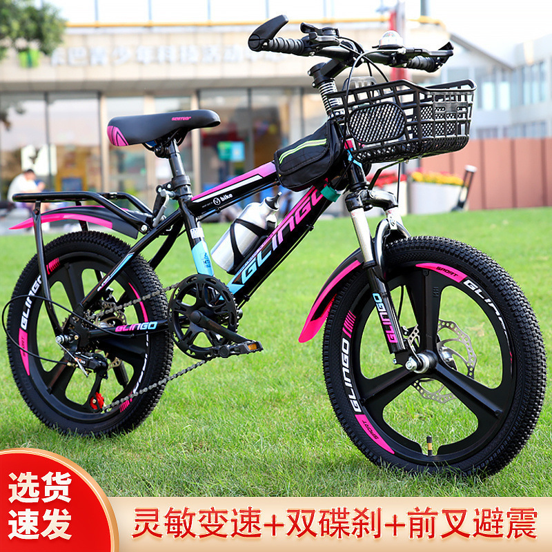 Y Kidsren's Bicycle Mountain 6-8-9-10-12 Years Old Boys and Girls Primary School Students Foldableing Variable Speed Mountain Bike for Older Kidsren