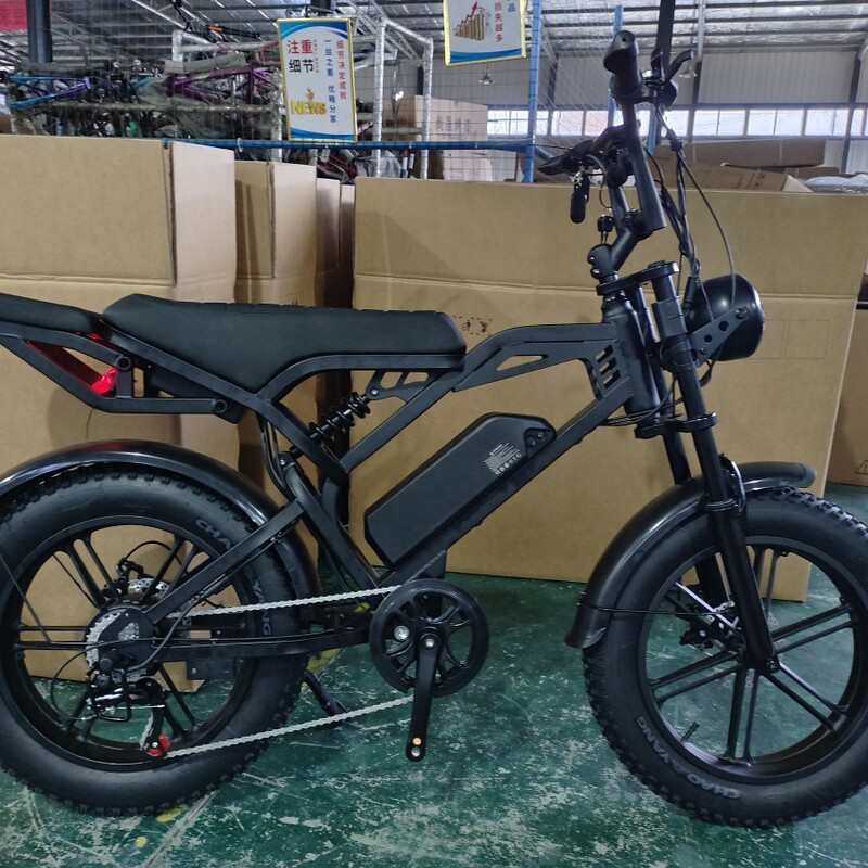 Ebike Electric Bicycle 20inch Fat Tire Snow and Beach Assistive Super73 New Energy Long-Range Bike