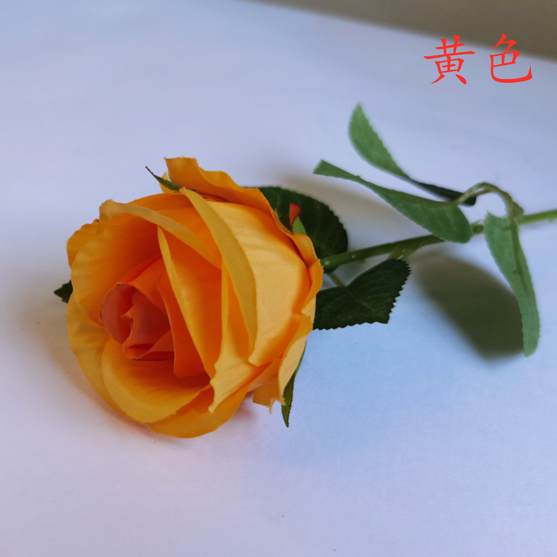 Simulación de flores de rosa única rosa de San Valentín boda en el hogar flores falsas flores artificiales sensación de tela de terciopelo rosa