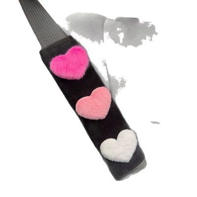 Short Plush Seatbelt: Seat belt shoulder pad