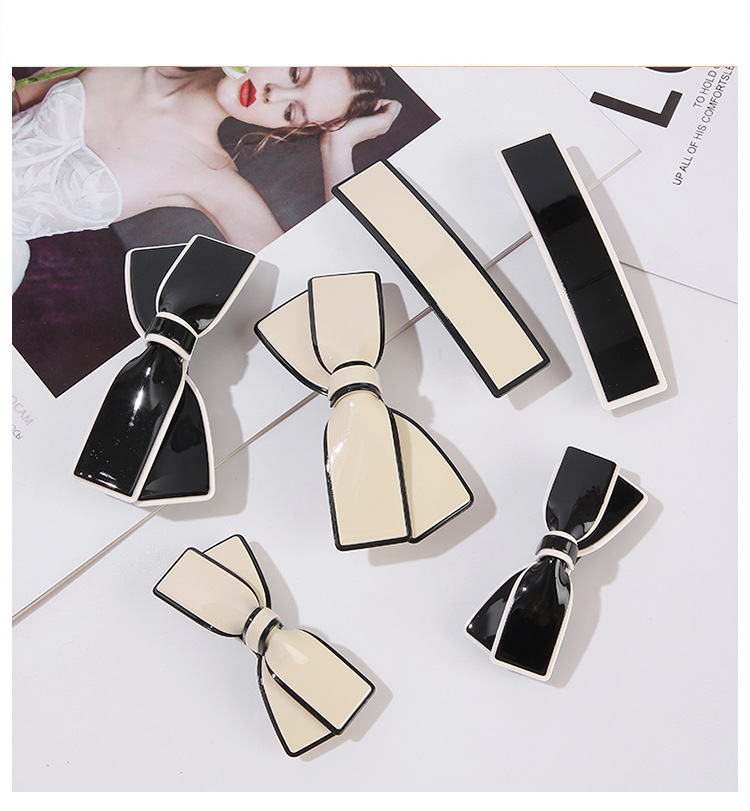 30g Weight Hair Clip Hair Accessories Type Daily Occasion Acetic acid sheets Material Sweet Bow Knot Acetic Acid Sheets Bowknot Hair Clip