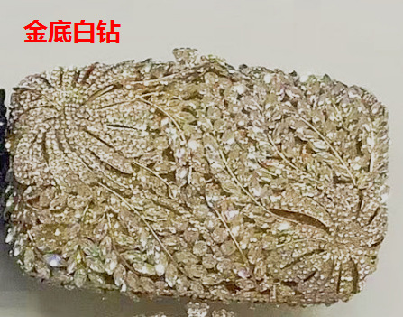 Nền vàng kim cương trắng