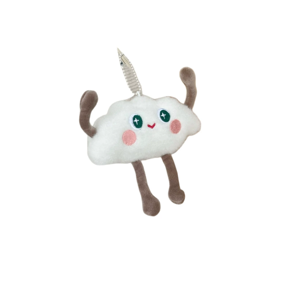 Плюшевые мультяшные минифигурки, подвеска для учеников начальных классов, школьная сумка, набор, игрушка, брелок, облако