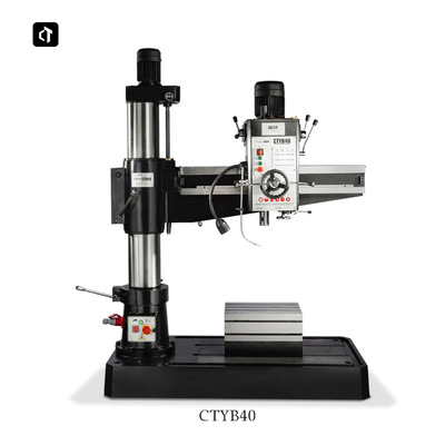 呲铁CTYB40摇臂钻工业级摇臂钻床深孔钻床工厂生产学校实训用钻床|ru